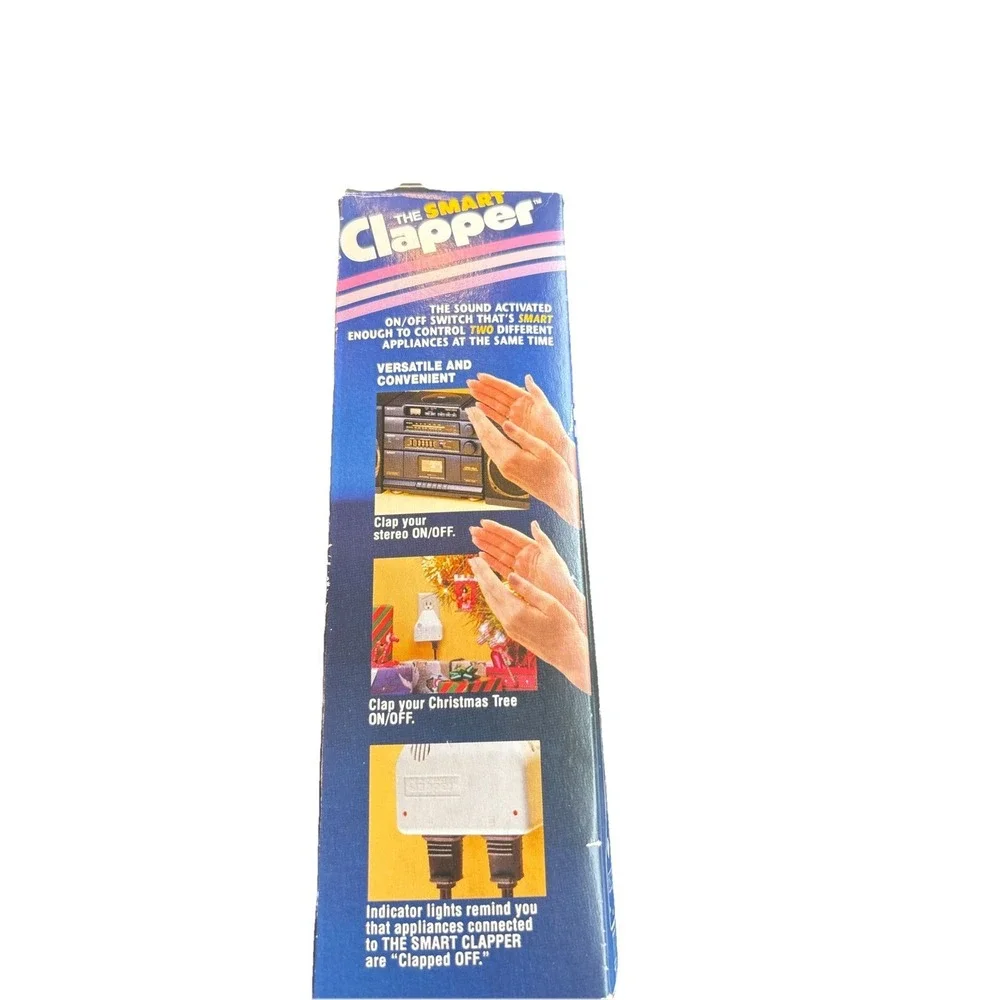 The‎ Original Smart Clapper, Clap It On! Clap It Off! Vintage 1992 In Box